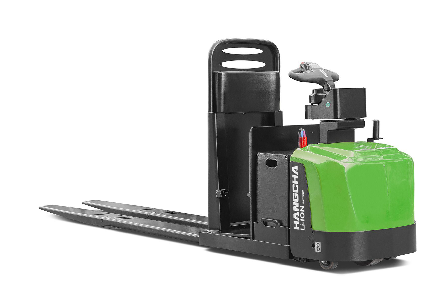 A Series Center-Controlled Rider Pallet Jack Lithium-ion