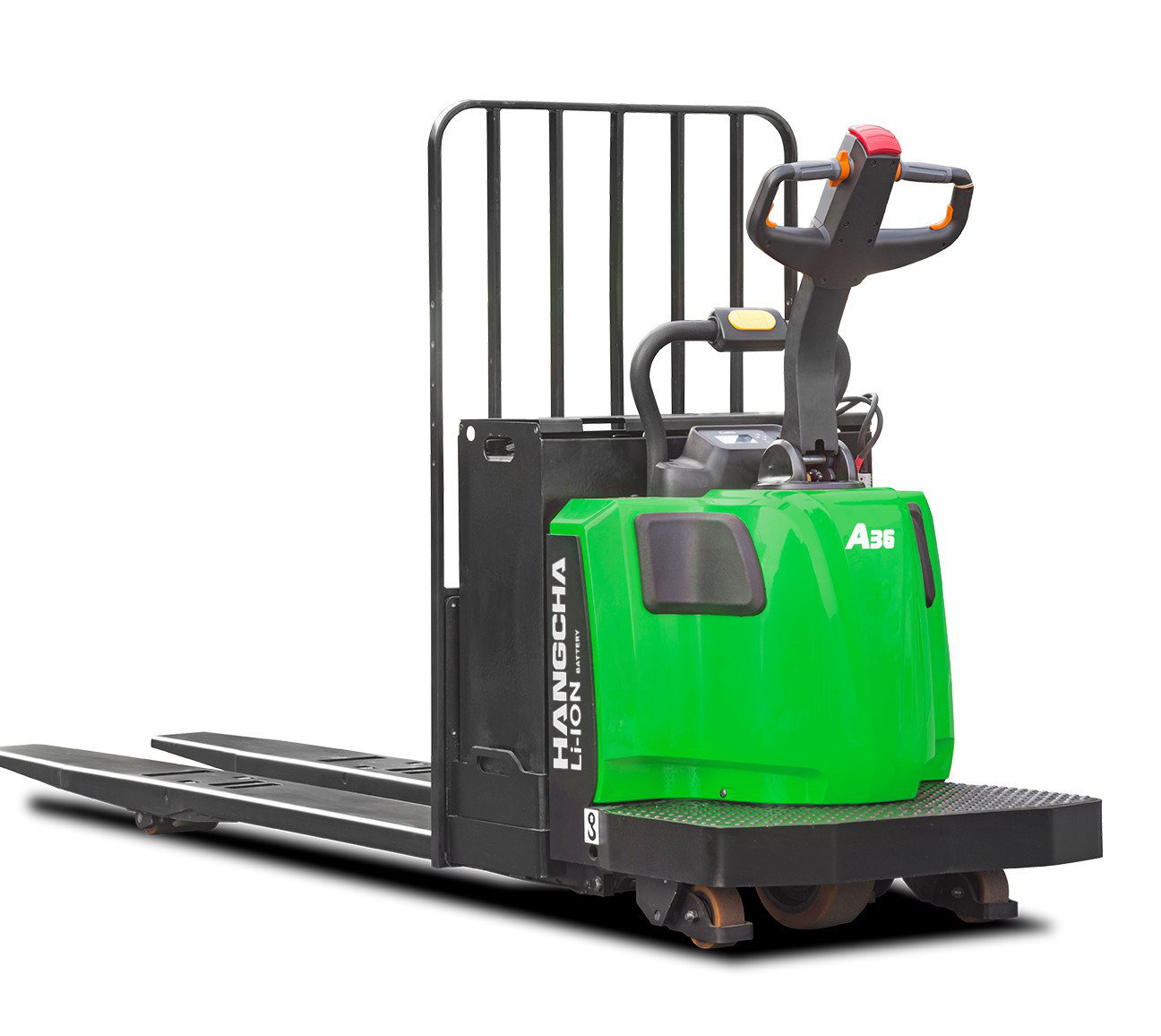 A Series End-Controlled Rider Pallet Jack Lithium-ion