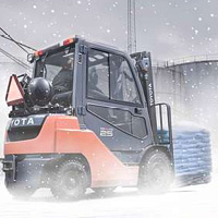 Get Your Forklift Winter-Ready