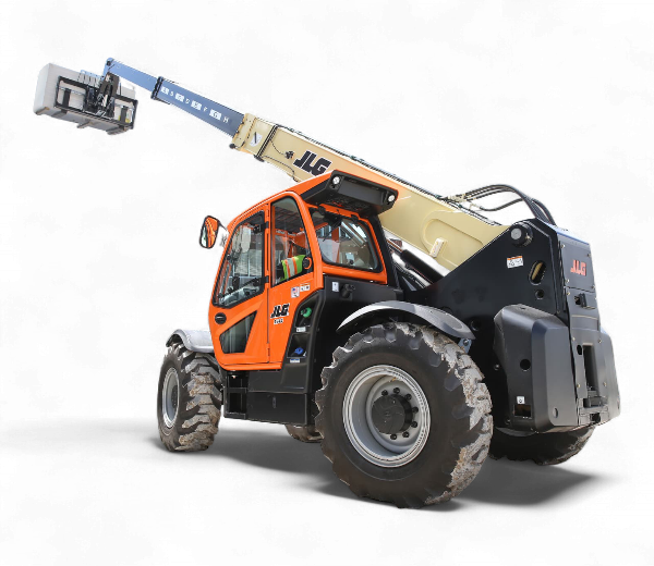 JLG high capacity telehandler rear angle