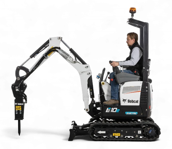 Bobcat E10e SIDE VIEW
