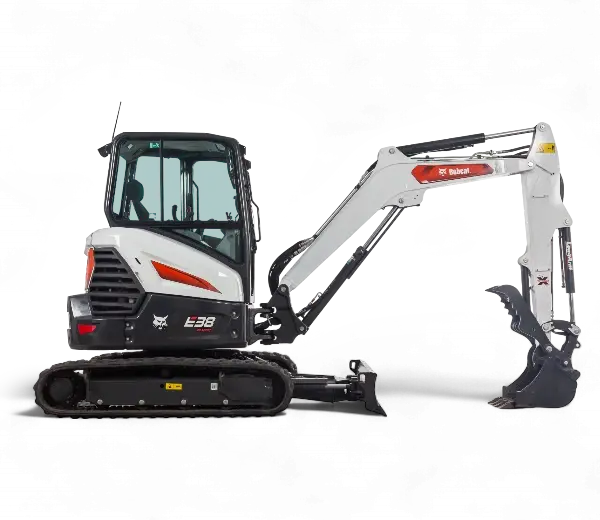 Bobcat E38 SIDE VIEW