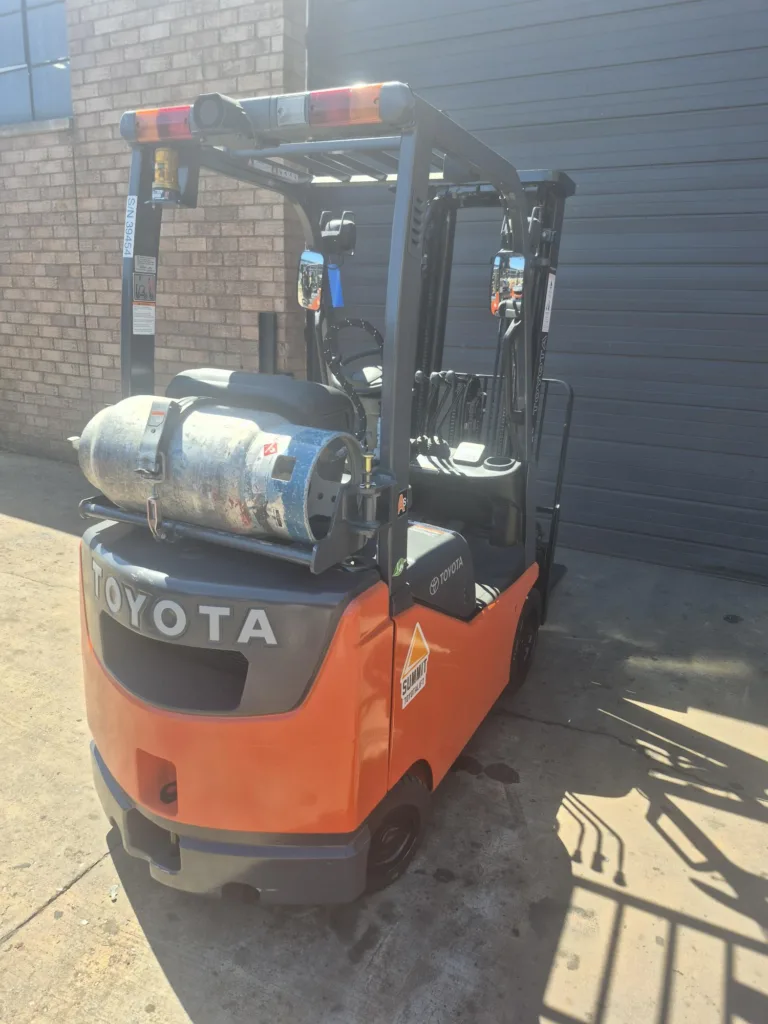 2018 Toyota Cushion Tire Forklift, diagonal view