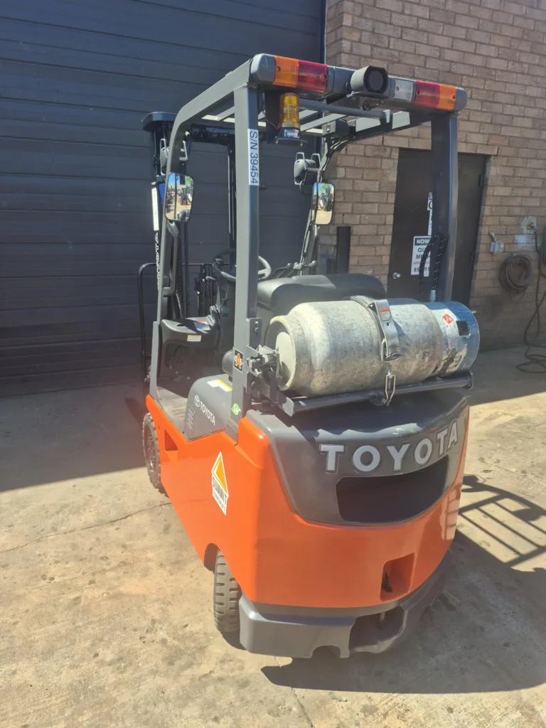 2018 Toyota Cushion Tire Forklift, diagonal view