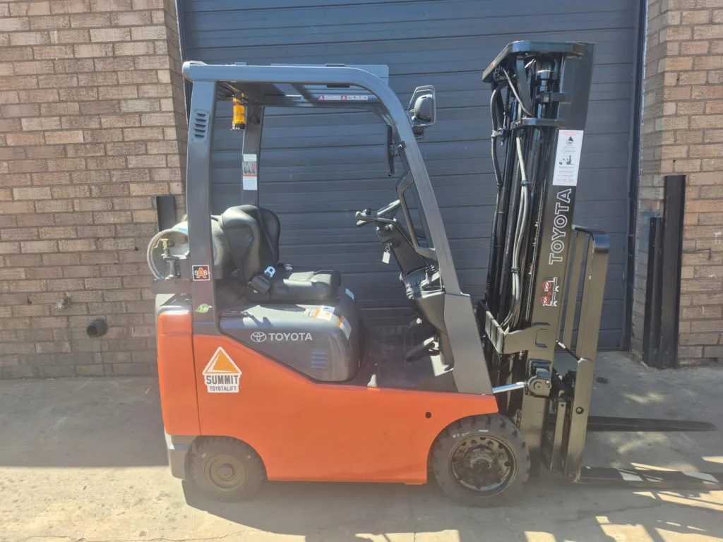 2018 Toyota Cushion Tire Forklift, side view