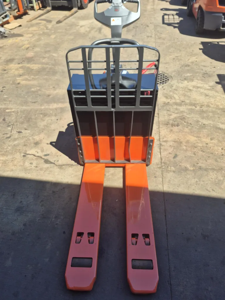 Toyota Electric Walkie Pallet Jack, Back View